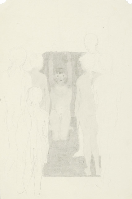 Otto Meyer-Amden : Studie zu 'Rekrutierung', Um 1920 