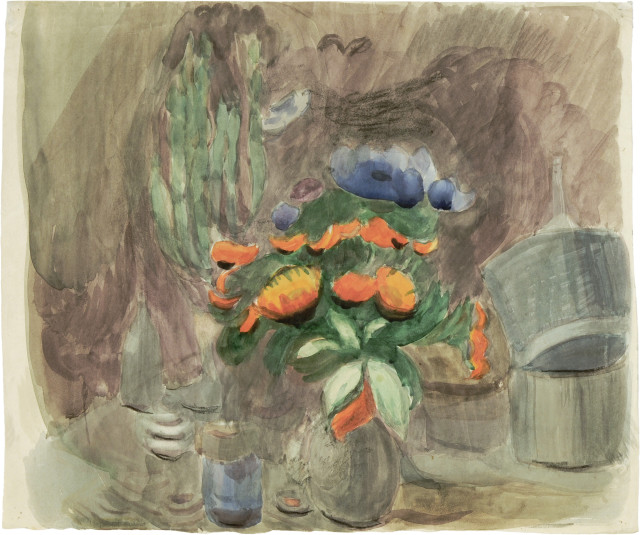 Otto Meyer-Amden : Blumenstillleben, Um 1920 