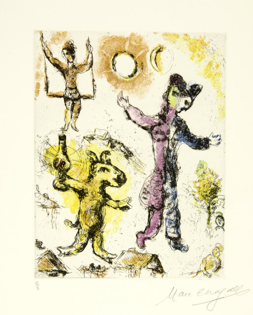 Marc Chagall : Le Rêve de l'âne, 1968 