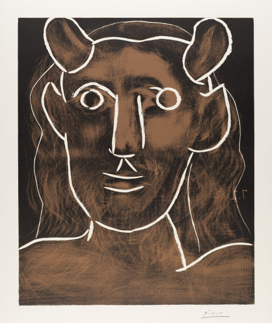 Pablo Picasso : Tête de faune, 1962 