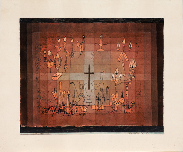 Paul Klee : Haeusliches Requiem, 1923 - Werknummer 1923.151