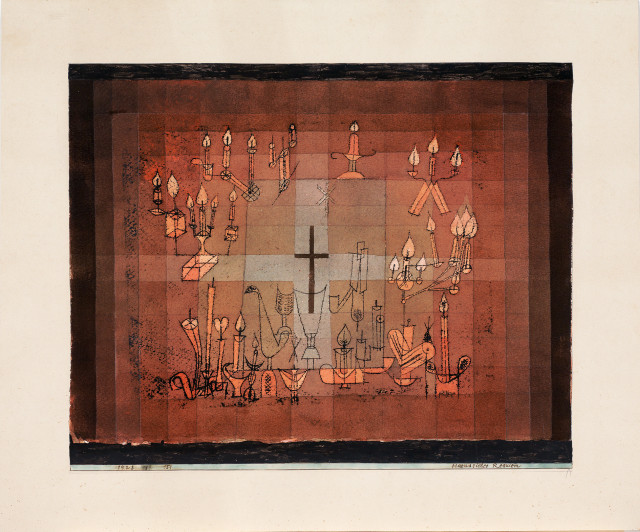 Paul Klee  : Haeusliches Requiem , 1923 - Werknummer 1923.151 