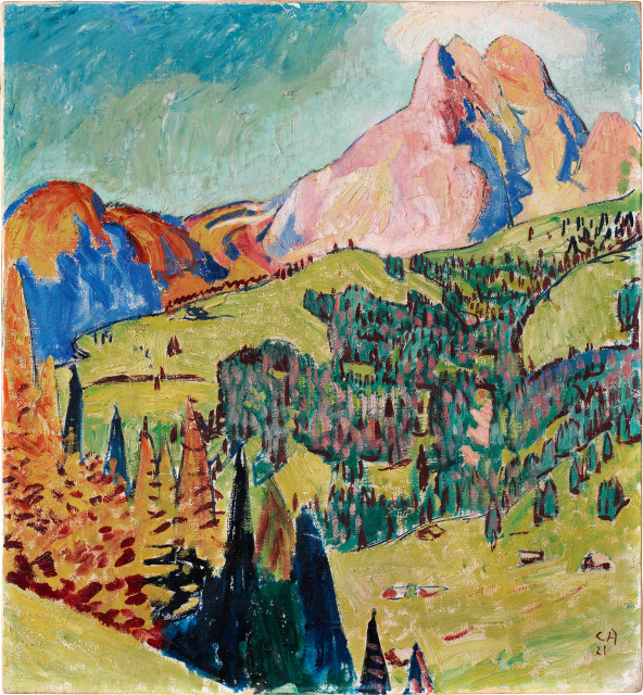 Cuno Amiet  : Gummfluh , 1921 