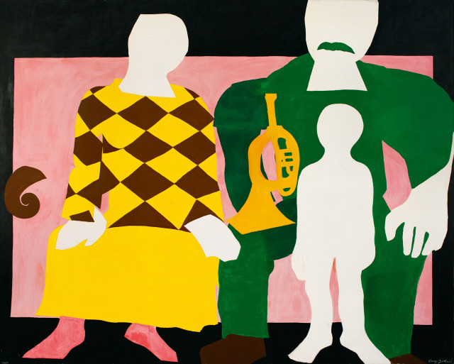 Franz Gertsch  : Trompeternachwuchs - auch: Mutter, Vater und  ..., 1967 