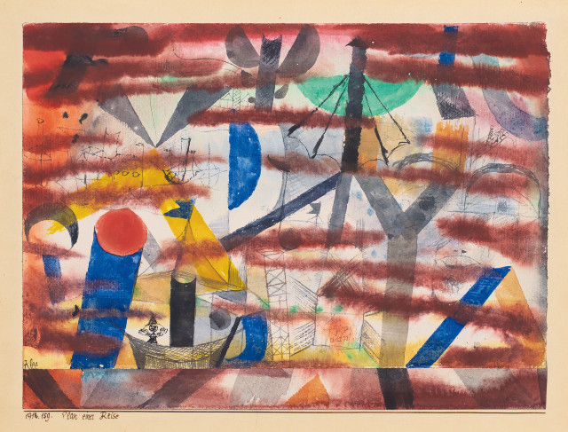 Paul Klee : Plan einer Reise, 1918 - Werknummer 1918.159 