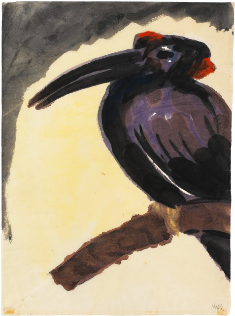 Emil Nolde  : Exotischer Vogel , 1923-1924 