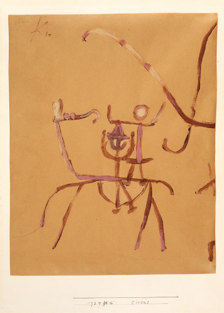 Paul Klee  : Circus , 1939 - Werknummer 1939.1096 (1939 GH 16) 