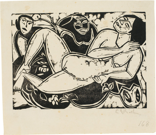Ernst Ludwig Kirchner : Liegender Akt, 1911 