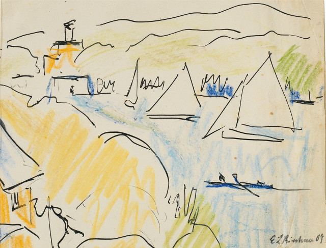 Ernst Ludwig Kirchner  : Will Grohmann. Kirchner - Zeichnungen , 1925 