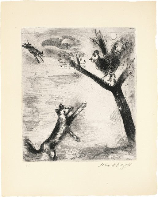 Marc Chagall : La Fontaine - Fables - Album, 1927-1930, erschienen 1952 
