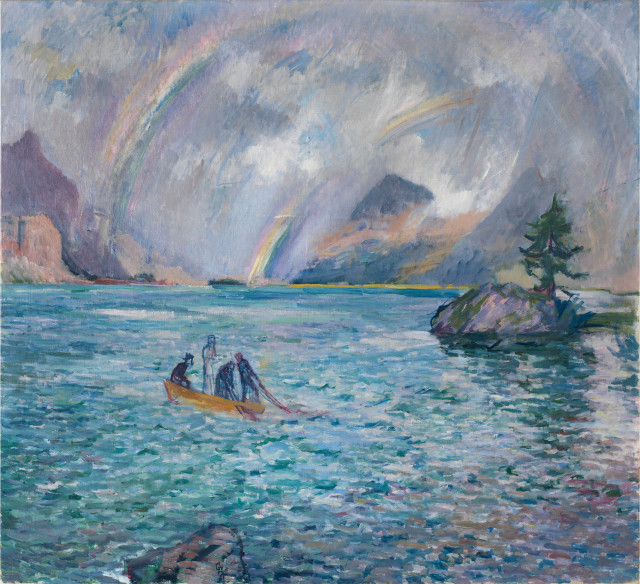 Giovanni Giacometti  : Pesca miracolosa - Der wunderbare Fischfang , 1926 