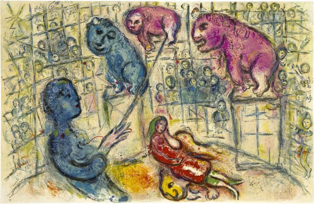 Marc Chagall  : Cirque , 1965-1967, erschienen 1967 