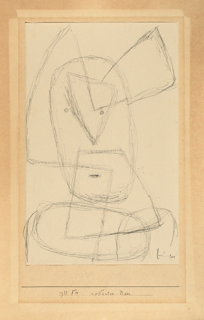 Paul Klee : Robuster Narr, 1933 - Werknummer 1933.411 (1933 F 11)