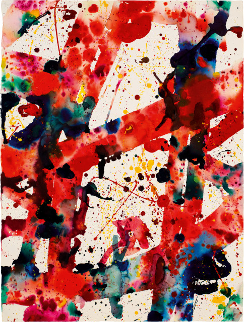 Sam Francis : Squares in Red, 1972 