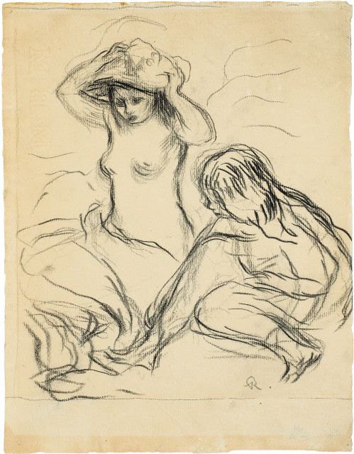 Pierre-Auguste Renoir  : Les deux baigneuses , Vor 1895 