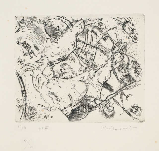 Wassily Kandinsky : Radierung 1916 - No. III, 1916 