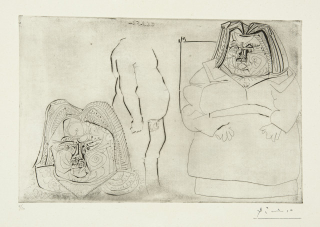 Pablo Picasso  : Balzac, d'après Rodin , Paris, 25. November 1952 