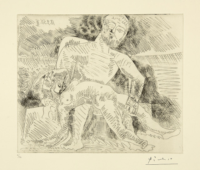 Pablo Picasso : Le Rapt, Cannes, 18. September 1955 
