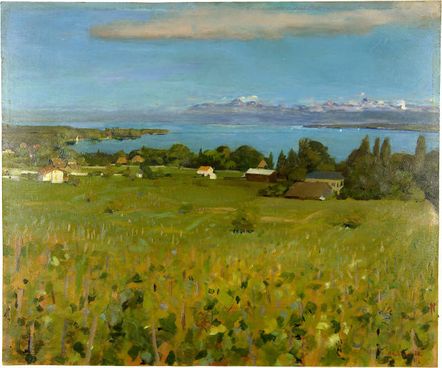 Werner Neuhaus  : Genfersee bei Nyon , 1932 