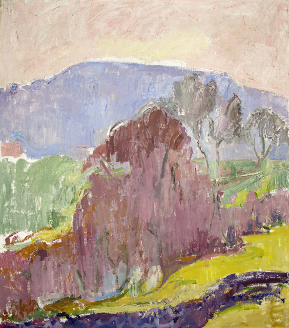 Werner Neuhaus : Landschaft bei der Oschwand, 1922 