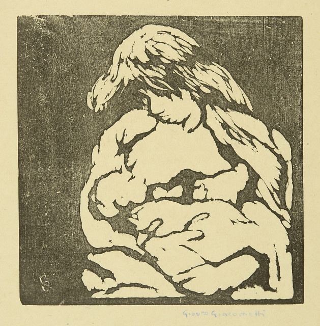 Giovanni Giacometti  : Mutter und Kind II - Annetta und Bruno , 1911 