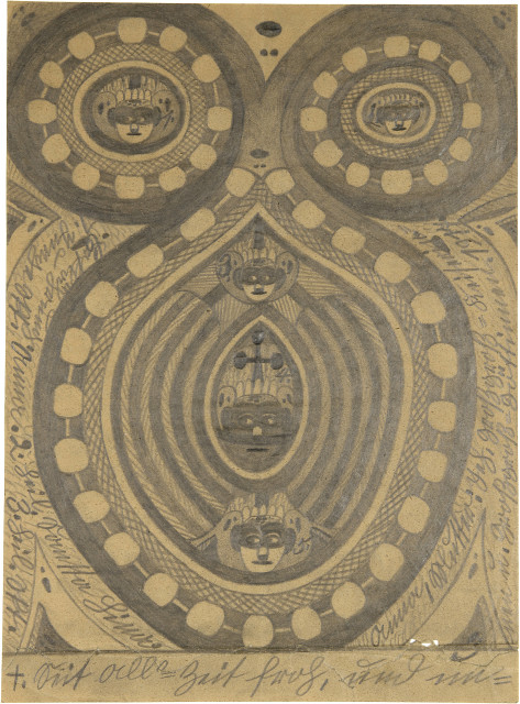 Adolf Wölfli : Skt. Anna Karaffe, 1917 