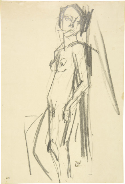 Albert Müller : Weiblicher Akt, Um 1925-1926 