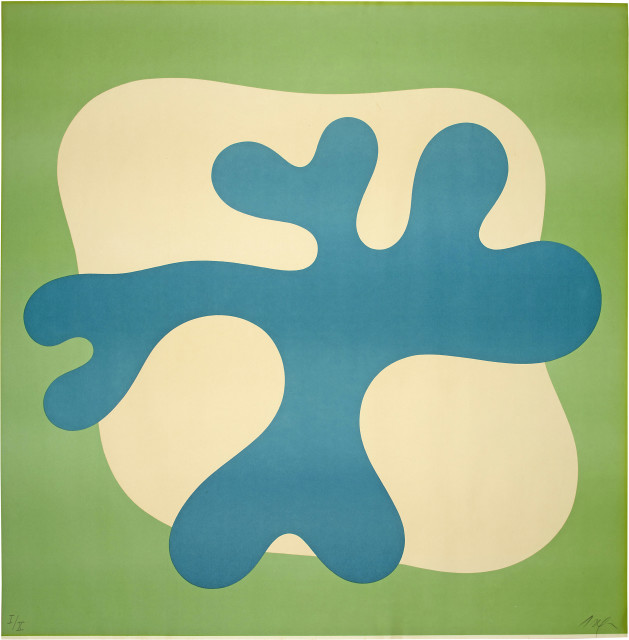 Hans Arp  : Plakat Basel , 1962 
