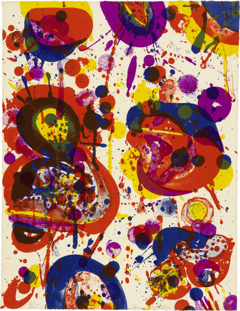 Sam Francis : Out of my coffin, 1963 