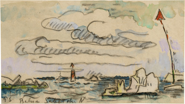 Paul Signac  : Balise Sabot du Nord , 1923-1930 