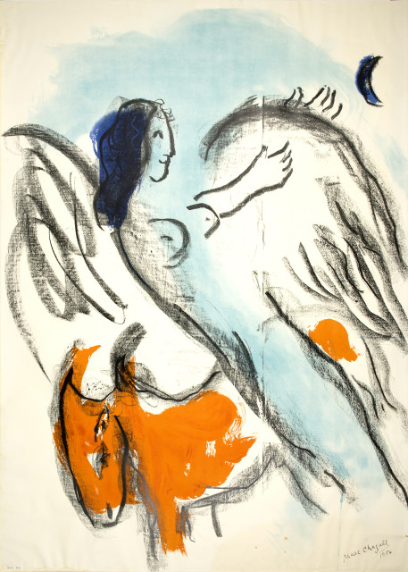 Marc Chagall :  L'Ange , 1956 
