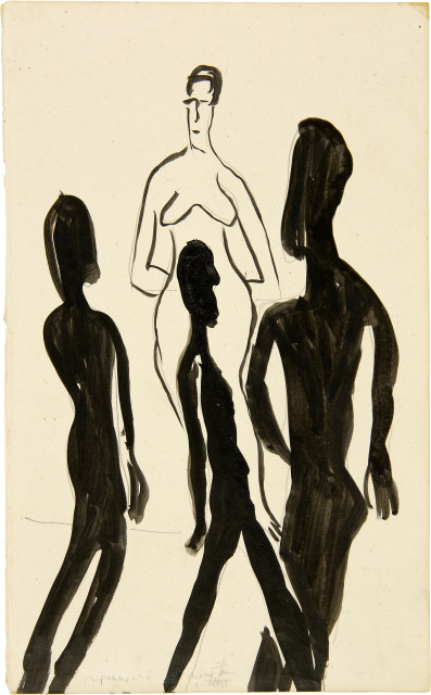Ernst Ludwig Kirchner : Vier Figuren, 1927-1937 