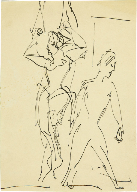 Ernst Ludwig Kirchner  : 35 Zeichnungen aus verschiedenen Skizzenbü ..., 1909-1934 