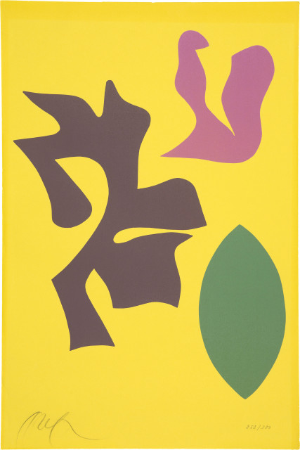 Hans Arp : Blatt VII aus dem Portfolio 