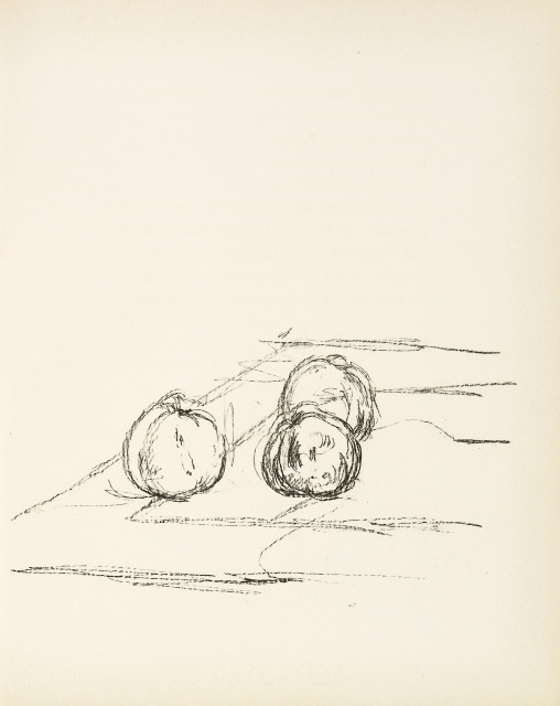 Alberto Giacometti  : Léna Leclercq. Alberto Giacometti. Pomme  ..., 1958 