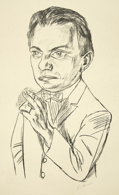 Max Beckmann  : Bildnis Dr. Heinrich Simon , 1922 