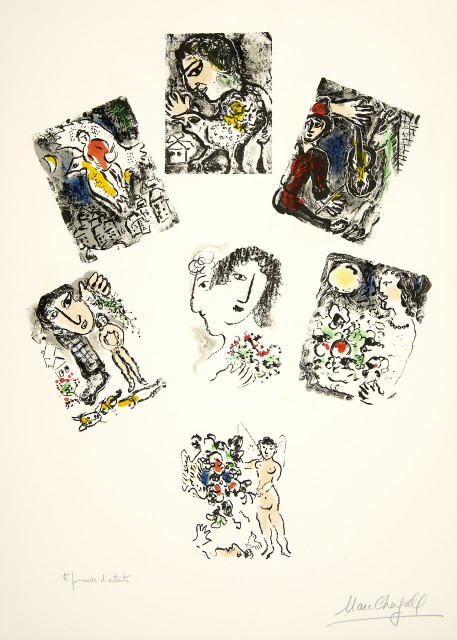 Marc Chagall : Bonne année, 1971