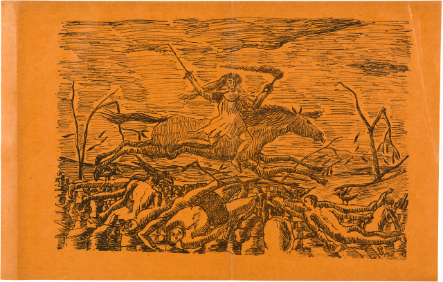 Henri Rousseau  : La Guerre - Les Horreurs de la guerre , 1894 