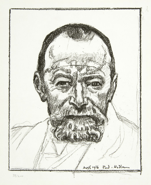 Vergrössern Ferdinand Hodler  : Selbstporträt , 1916