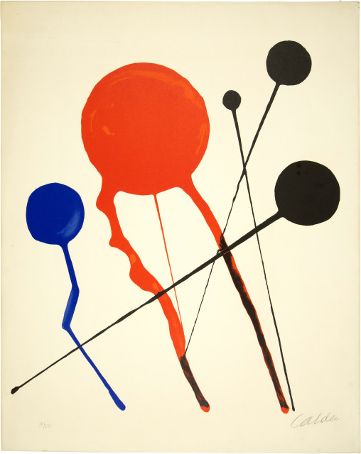 Alexander Calder  : Comètes , Um 1970 