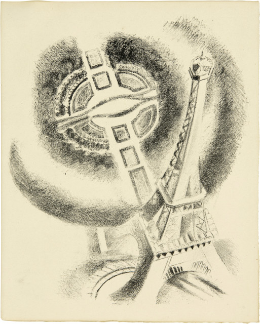 Robert Delaunay  : La Tour et le Champ de mars , 1926 