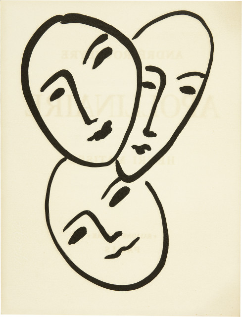 Henri Matisse  : André Rouveyre. Henri Matisse. Apollinaire , 1952 