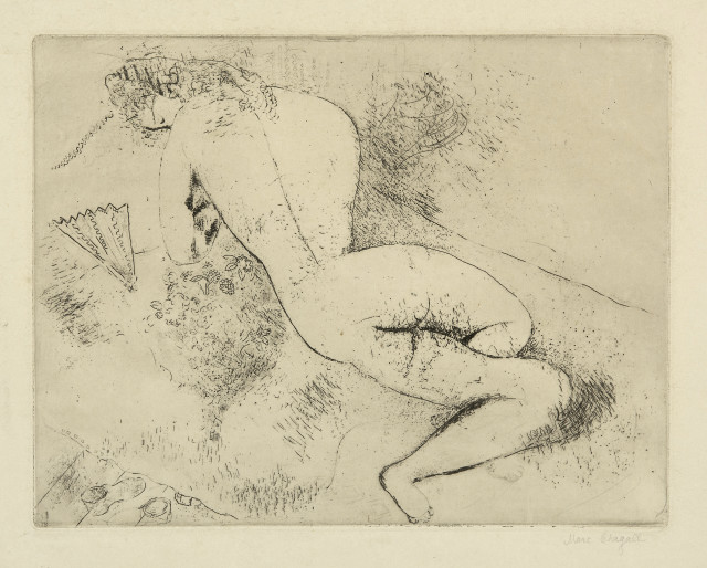 Marc Chagall : Nu à l'éventail, 1924 
