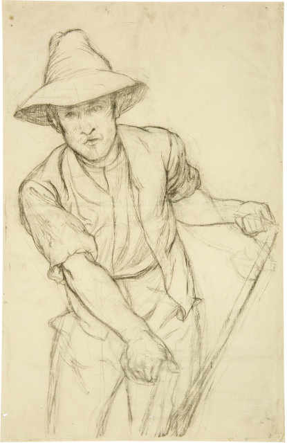 Giovanni Giacometti  : Der Mäher , Um 1898 