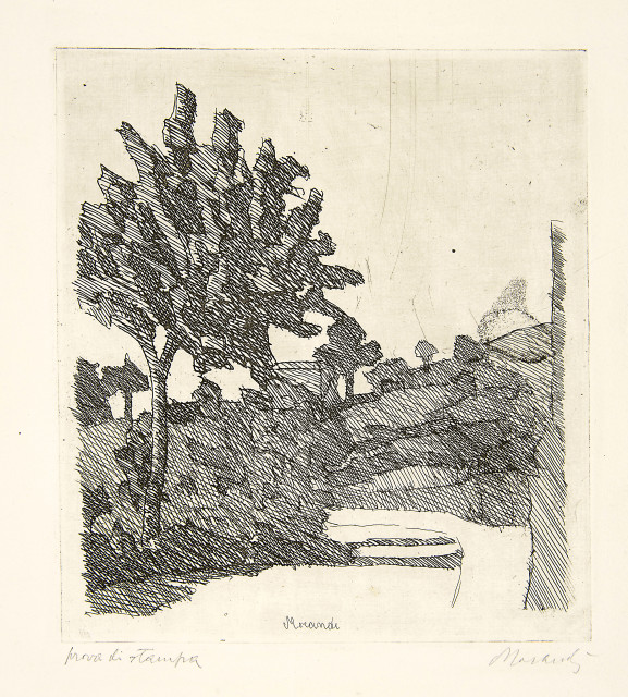 Giorgio Morandi  : Paesaggio di Grizzana , 1932 