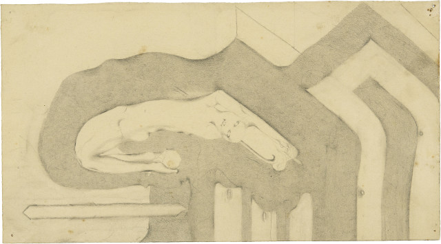 Otto Meyer-Amden  : Studie zur Hirtenlegende , Um 1914-1916 