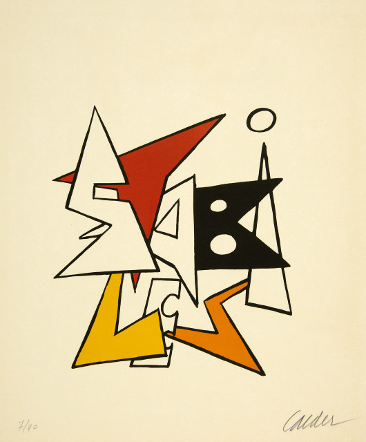 Alexander Calder  : Petit Stabile , 1962/1963 