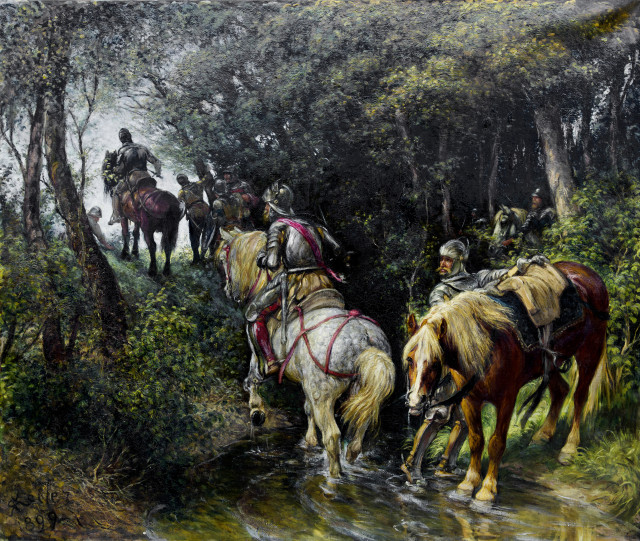 Rudolf Koller  : Raubritter , 1899 