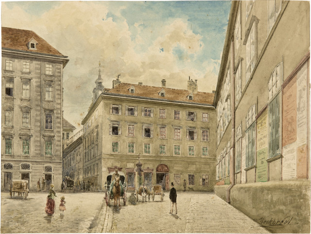 Ferdinand Weckbrodt  : Wiener Strassenszenen ,  