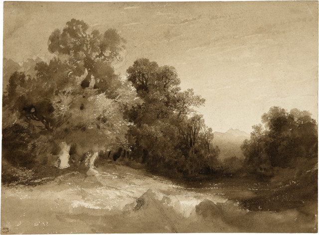 Alexandre Calame : Dans la montagne, Um 1855